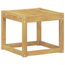 vidaXL Kültéri Szék Pad Fehér 43 x 43 x 37 cm Tömör Akácfa