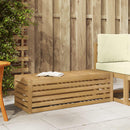 vidaXL Kültéri Szék Pad Fehér 115 x 43 x 37 cm Tömör Akácfa