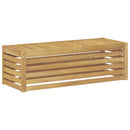 vidaXL Kültéri Szék Pad Fehér 115 x 43 x 37 cm Tömör Akácfa