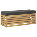 vidaXL Kültéri kanapé szett Fehér és Antracitszürke 115 x 43 x 45 cm