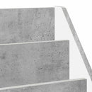 vidaXL Gyerek Könyvespolc Beton Szürke 72,5 x 29,5 x 69 cm Faanyag
