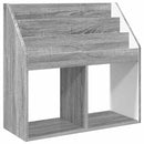 vidaXL Gyerek Könyvespolc Szürke Sonoma 72,5 x 29,5 x 69 cm Faanyag
