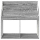 vidaXL Gyerek Könyvespolc Szürke Sonoma 72,5 x 29,5 x 69 cm Faanyag