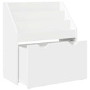 vidaXL Gyerek Könyvespolc fiókkal Fehér 60 x 29,5 x 69 cm Faanyag
