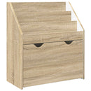 vidaXL Gyerek Könyvespolc Sonoma tölgy 60 x 29,5 x 69 cm Faanyag