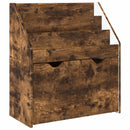 vidaXL Gyerek Könyvespolc Füstölt tölgy 60 x 29,5 x 69 cm Faanyag