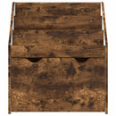 vidaXL Gyerek Könyvespolc Füstölt tölgy 60 x 29,5 x 69 cm Faanyag