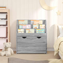 vidaXL Gyerek Könyvespolc Szürke Sonoma 60 x 29,5 x 69 cm Faanyag