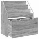 vidaXL Gyerek Könyvespolc Szürke Sonoma 60 x 29,5 x 69 cm Faanyag