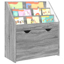 vidaXL Gyerek Könyvespolc Szürke Sonoma 60 x 29,5 x 69 cm Faanyag