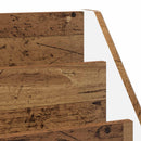 vidaXL Gyerek Könyvespolc fiókkal Öreg fa 60 x 29,5 x 69 cm Faanyag