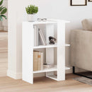 vidaXL Könyvespolc Fehér 52 x 25 x 71,5 cm Faanyag