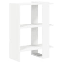 vidaXL Könyvespolc 2 szintes 52 x 25 x 71,5 cm Szerelt Fa Fehér