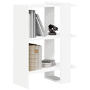 vidaXL Könyvespolc 2 szintes 52 x 25 x 71,5 cm Szerelt Fa Fehér
