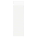 vidaXL Könyvespolc 2 szintes 52 x 25 x 71,5 cm Szerelt Fa Fehér