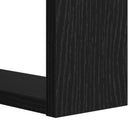 vidaXL Könyvespolc Fekete tölgy 52 x 25 x 71,5 cm Faanyag