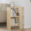 vidaXL Könyvespolc Sonoma tölgy 52 x 25 x 71,5 cm Faanyag
