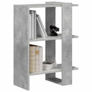 vidaXL Könyvespolc Beton Szürke 52 x 25 x 71,5 cm Faanyag