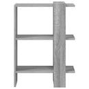 vidaXL Könyvespolc Szürke Sonoma 52 x 25 x 71,5 cm Faanyag