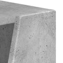 vidaXL Oldalsó polc Beton Szürke 33 x 32 x 70,5 cm Faanyag