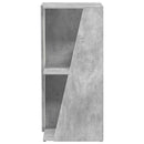 vidaXL Oldalsó polc Beton Szürke 33 x 32 x 70,5 cm Faanyag
