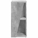 vidaXL Oldalsó polc Beton Szürke 33 x 32 x 70,5 cm Faanyag