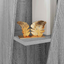 vidaXL Oldalsó polc Szürke Sonoma 33 x 32 x 70,5 cm Faanyag