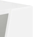 vidaXL Oldalsó polc Fehér 33 x 32 x 100,5 cm Faanyag