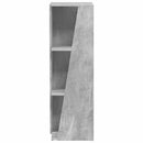 vidaXL Oldalsó polc Beton Szürke 33 x 32 x 100,5 cm Faanyag