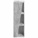 vidaXL Oldalsó polc Beton Szürke 33 x 32 x 100,5 cm Faanyag