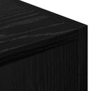 vidaXL Széf Fekete tölgy 90 x 30 x 90 cm