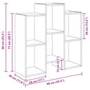 vidaXL Széf Artisan tölgy 90 x 30 x 90 cm