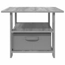 vidaXL Dohányzóasztal fiókkal Szürke Sonoma 77 x 55 x 42 cm Faanyag