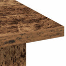 vidaXL Dohányzóasztal fiókkal Öreg fa 77 x 55 x 42 cm Faanyag