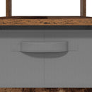 vidaXL Dohányzóasztal fiókkal Öreg fa 77 x 55 x 42 cm Faanyag