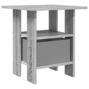 vidaXL Éjjeli asztal 2 pcs Szürke Sonoma 41 x 40 x 45 cm Faanyag
