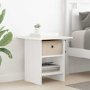 vidaXL Éjjeli asztal fiókkal 2 pcs Fehér 41 x 40 x 45 cm Faanyag