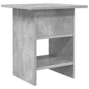 vidaXL Éjjeli asztal fiókkal Beton Szürke 41 x 40 x 45 cm Faanyag