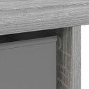 vidaXL Asztal fiókkal polcokkal Szürke Sonoma 100 x 40 x 75 cm Faanyag