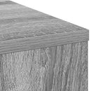 vidaXL Asztal fiókkal polcokkal Szürke Sonoma 100 x 40 x 75 cm Faanyag