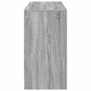 vidaXL Asztal fiókkal polcokkal Szürke Sonoma 100 x 40 x 75 cm Faanyag