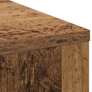 vidaXL Asztal fiókkal polcokkal Öreg fa 100 x 40 x 75 cm Faanyag