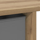 vidaXL Asztal Artisan tölgy Faanyag 100 x 40 x 75 cm