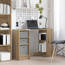 vidaXL Asztal Artisan tölgy Faanyag 100 x 40 x 75 cm
