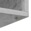 vidaXL Széf Betonszürke 60 x 33,5 x 84 cm