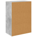 vidaXL Széf Betonszürke 60 x 33,5 x 84 cm