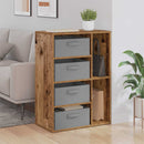 vidaXL Széf Antik Fa 60 x 33,5 x 84 cm