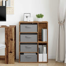 vidaXL Széf Antik Fa 60 x 33,5 x 84 cm