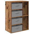 vidaXL Széf Antik Fa 60 x 33,5 x 84 cm