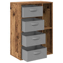 vidaXL Széf Antik Fa 60 x 33,5 x 84 cm